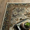 Oriental Weavers Andorra 2281E Blue/ Orange Indoor Area Rug - 2'3" x 8' - 3 of 4