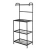 Chery Life 4-Tier Metal Baker's Rack, Kitchen Storage Shelving for Kitchen, Black - 2 of 4