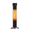 1500W Portable Electric Outdoor Patio Heater with 2 Heat Levels, Instant Heating, Tip-Over Protection for Party, Backyard, Garden - 4 of 4