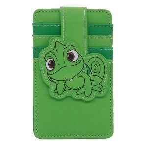 Disney Vegan Leather Wallet, ID Card Holder, Rapunzel Pascal Pose Greens - 1 of 4
