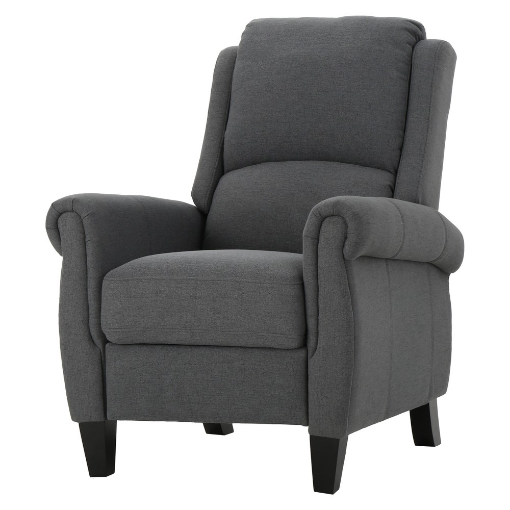Photos - Chair Haddan Recliner - Charcoal - Christopher Knight Home