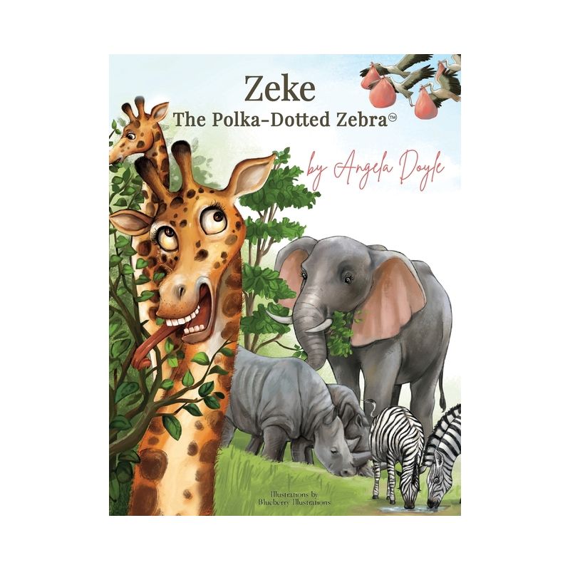 Zeke The Polka-Dotted Zebra - by  Angela Doyle (Hardcover), 1 of 2