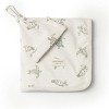 Organic Swaddle Blanket & Hat Set - Turtles - 2 of 4
