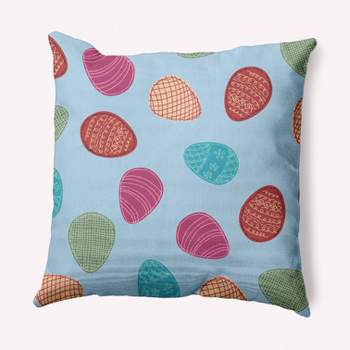 16"x16" Egg Hunt Easter Square Throw Pillow - e by design