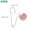 Unique Bargains Spring Lock Large Safety Pins Blanket Bulk 30 Pcs - 3 of 4