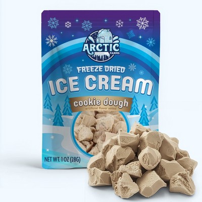 Arctic Farms Freeze Dried Ice Cream That Does Not Melt (Bits) (Cookie Dough)