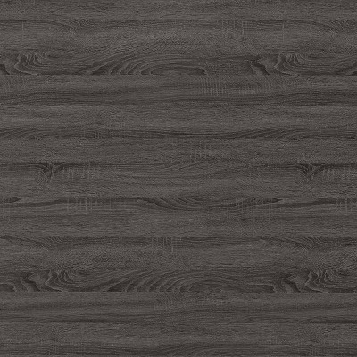 Weathered Gray Contemporary Home Office Desk with Chrome Accents and Dual Drawers