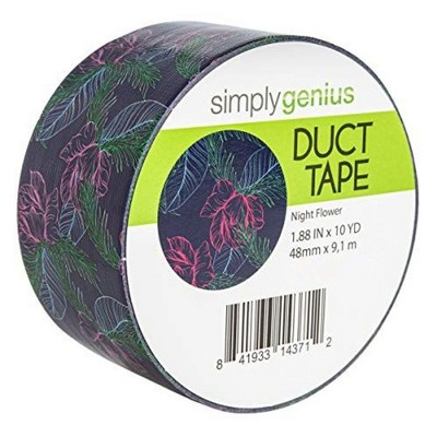 Simply Genius Simply Genius (Single Roll) Patterned Duct Tape Roll Craft Supplies For Kids Adults Colored Duct Tape Colors, Night Flow