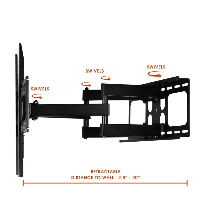 Best Choice Products® TV Wall Mount Articulating Dual Arm Swivel Tilt LCD LED, 2 of 4