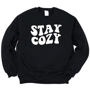Simply Sage Market Women's Graphic Sweatshirt Stay Cozy - 1 of 3