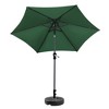Ainfox 7.5ft Patio Umbrella Green With Umbrella Base - 3 of 4