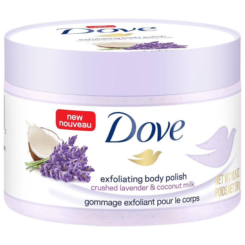 Dove Crushed Lavender &#38; Coconut Milk Exfoliating Body Polish Scrub - 10.5oz, 4 of 8