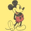 Juniors Womens Mickey & Friends Distressed Mickey Mouse Pose Racerback Tank Top - 2 of 4