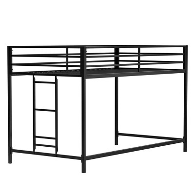 BellemaveAdam sturdy junior twin loft bed black for kids, space saving, Loft Bed with easy climbing Ladder and Guardrails, Loft Bed Frame for Bedroom