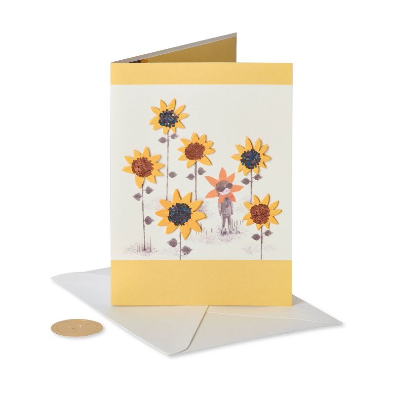 Sunflower Girl Card - PAPYRUS, 1 of 7