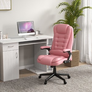 NicBex Office Chair with Adjustable Height Modern PU Leather Computer Chair with Armrests, Massage, Heating Function for Office, Study, Bedroom - 1 of 4