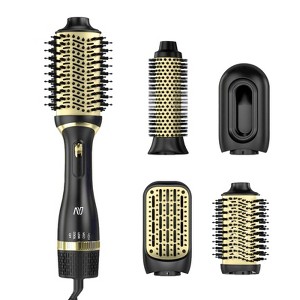 Nycoba Hair Dryer Brush Set, Multifunctional Hot Air Brush for Salon Blowouts, Negative Ion Technology & Quick Drying, Shiny and Less Frizz - 1 of 4