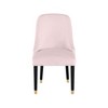Meridian Furniture,Omni Pink Velvet Dining Chair, Set of 2 - 4 of 4