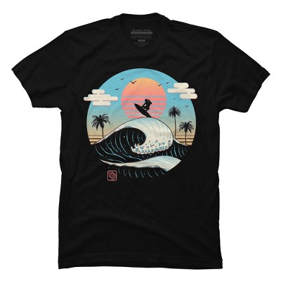 Men's Design By Humans Summer Big Wave Surf Vibes By Vincenttrinidad T ...