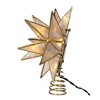Kurt Adler 10-Light LED 15-Point Gold Sputnik Capiz Tree Topper - 4 of 4