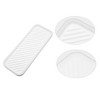 Unique Bargains Soap Dish Soap Cleaning Storage Keep Soap Dry for Bathroom Silicone 8.98''x3.54'' 1Pcs - 3 of 4
