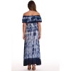 Riviera Sun Tie Dye Off Shoulder Maxi Sundress - 3 of 3
