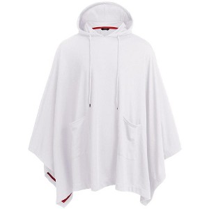 COOFANDY Casual Hooded Pullover Cape Cloak Fashion Coat Hoodie Pullover with Pocket - 1 of 4
