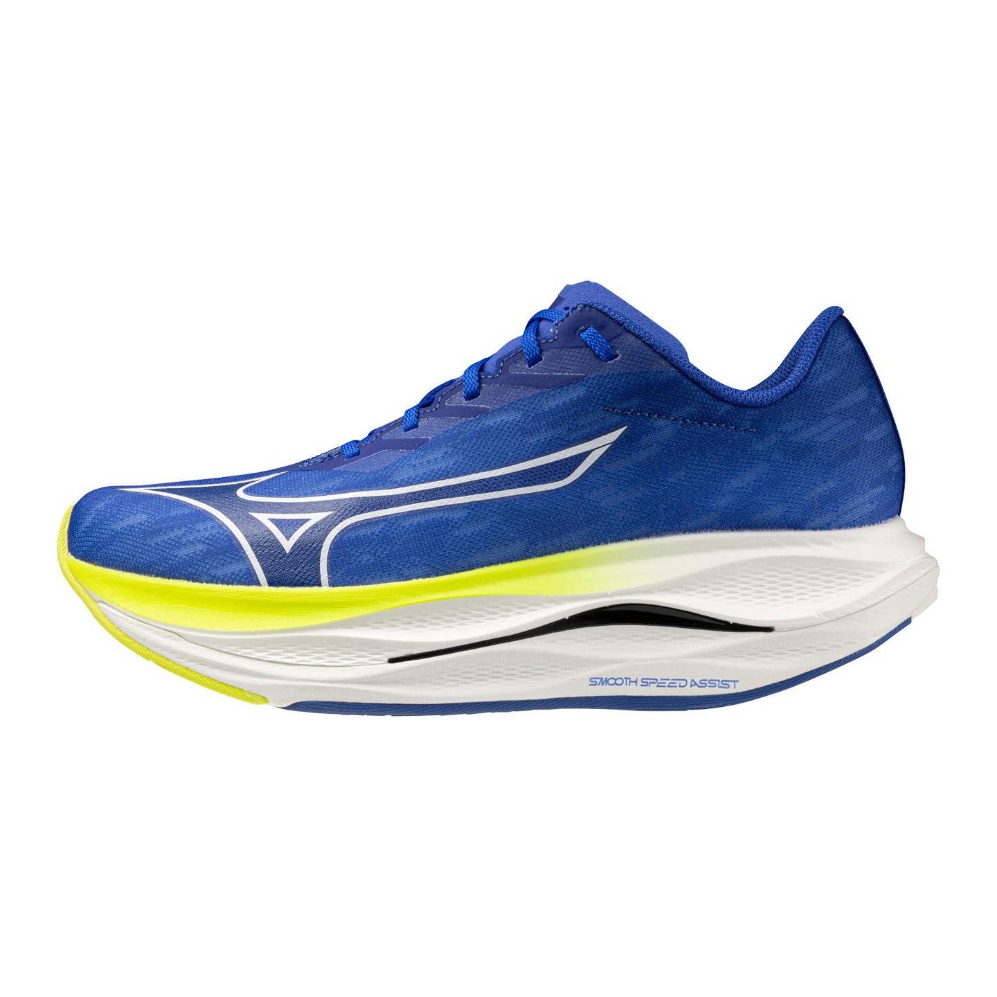 Мужские кроссовки Mizuno Men's Wave Rebellion Flash 3 Running Shoe, 11, White-Fiery Coral — фото 1