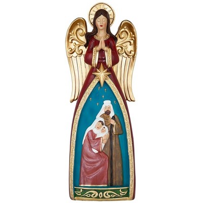 Design Toscano Blessed Holy Family Christmas Nativity Scene Statue, multi-colored