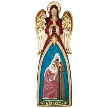 Design Toscano Blessed Holy Family Christmas Nativity Scene Statue, multi-colored