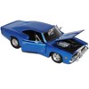 1969 Dodge Charger R/T Hemi Blue 1/25 Diecast Model Car by Maisto - image 3 of 3