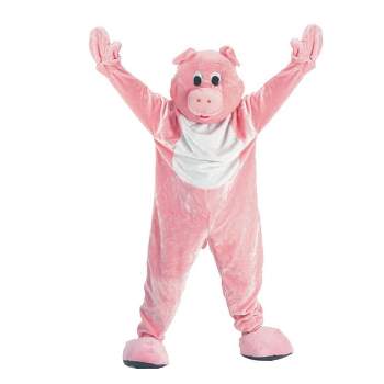Dress Up America Pig Mascot for Adults - One Size Fits Most
