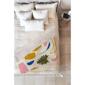 Grace Simple Garden Fleece Blanket - Deny Designs - 1 of 2