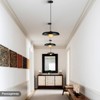 CityFurn 1-Light 15.7" Dome Black Industrial Pendant Light for Kitchen Island - 4 of 4