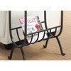 Metal Magazine End Table with Tempered Glass - Brown - EveryRoom - 2 of 4