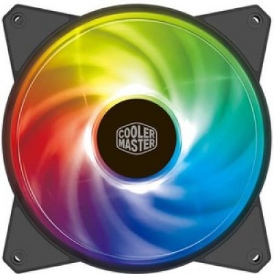 Cooler Master MasterFan MF120R ARGB - 59 CFM - 31 dB(A) Noise - Rifle Bearing - 4-pin - RGB LED - Rubber - 31.9 Year Life