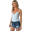 Women's Leighton Criss Cross Crepe Hacci Tank Top - SIX/FIFTY - image 3 of 3