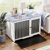 Dog Crate Furniture,39.5in Portable Foldable Dog Kennel,Large/Medium Dog Crate End Table - 3 of 4