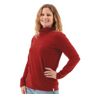 Old Ranch Brands Women's Teton Long Sleeve Turtleneck Top - 1 of 3