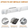 LunaLulinlkMagnetic Hooks,Strong Magnetic Hooks Heavy Duty for Hanging,Large White Magnetic Coat Rack Hanger Hooks 4 Hooks - 2 of 4
