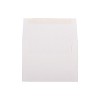 JAM Paper A2 Strathmore Invitation Envelopes 4.375 x 5.75 Bright White Linen 66670 - 2 of 2