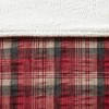 Secure Comfort Plaid Oversized Mink to Berber Heated Throw 60 x 70" - image 3 of 4