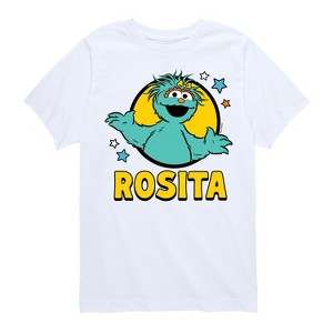 Boys' - Sesame Street - Rosita With Stars Short Sleeve Graphic T-Shirt - 1 of 4