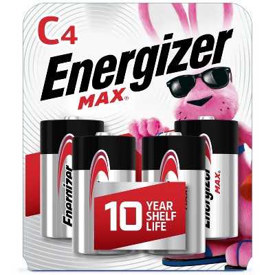 Energizer 4pk MAX Alkaline C Batteries