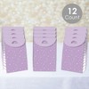 Big Dot of Happiness Purple Confetti Stars - Simple Gift Favor Bags - Party Goodie Boxes - Set of 12 - 2 of 4