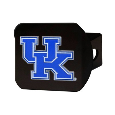 NCAA University of Kentucky Wildcats Metal Emblem Hitch Cover - Black