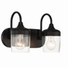 Craftmade Lighting Wrenn 2 - Light Vanity in  Flat Black - 2 of 2