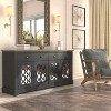 Galano 2-Drawer Sideboard with Mirrored Doors 58.7" W x 15.7" D x 29.2" H - 3 of 4