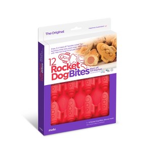 Mobi 12 Pigs in a Blanket Silicone Snack Mold, Mini Rocket Dogs - 1 of 4