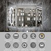 30 in. x 32 in.Built-in or wall-mounted Defogging and Dimming Mirror Cabinet Adjustable Shelf with Outlet and USB - 4 of 4